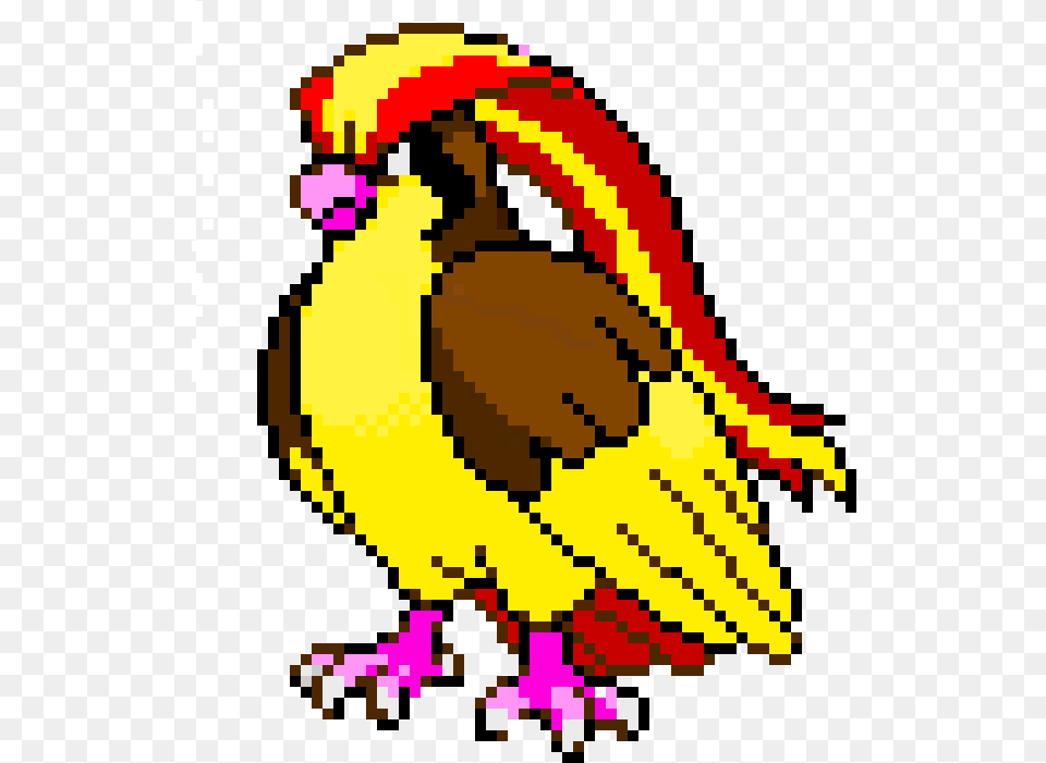 Pokemon Pixel Art Pidgeot, Animal, Beak, Bird, Dynamite Png Image