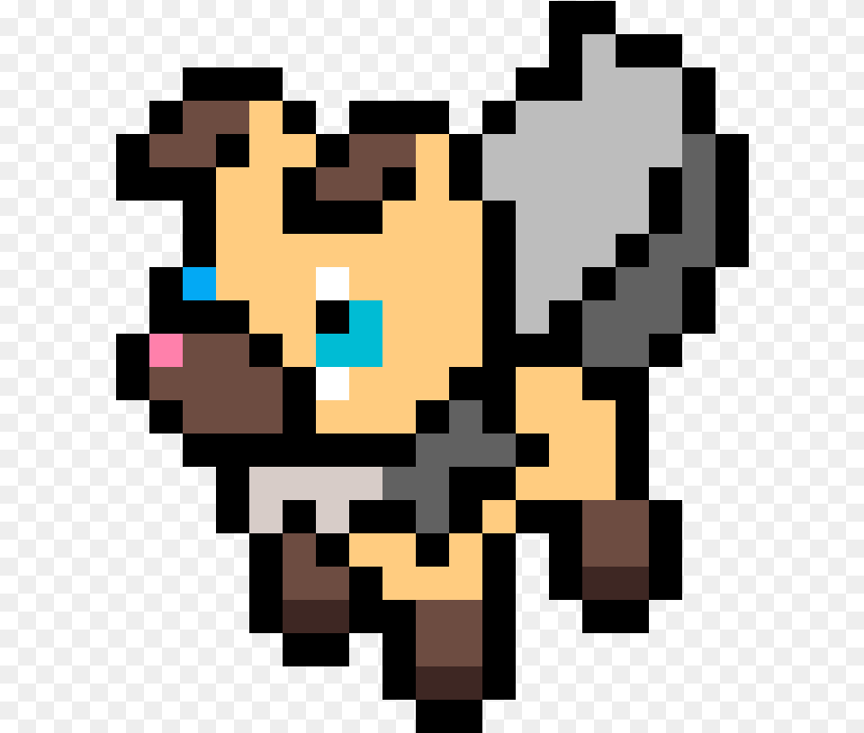 Pokemon Pixel Art Rockruff Png