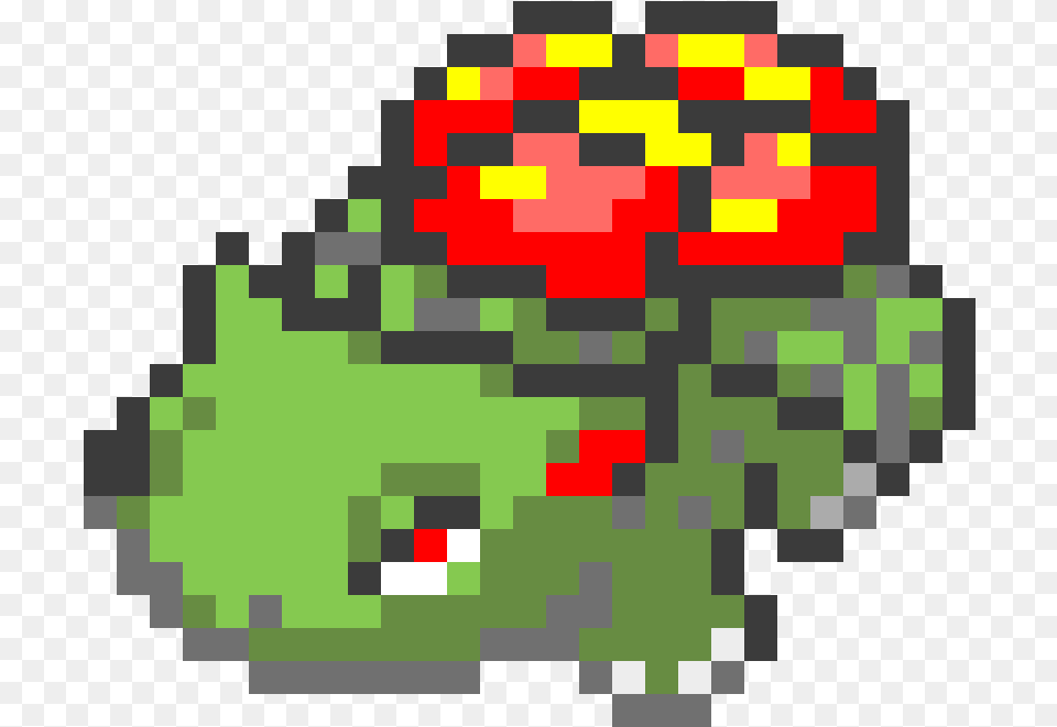 Pokemon Pixel Art Venusaur, Green, First Aid, Pattern, Graphics Free Png Download