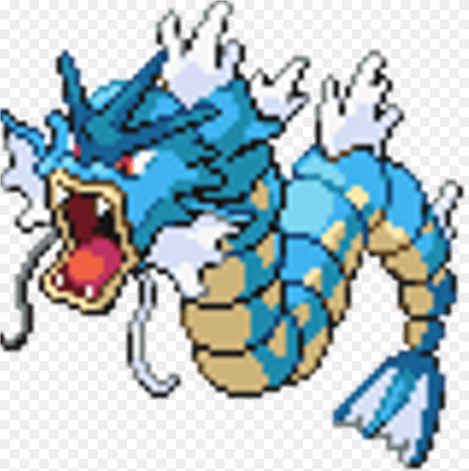 Pokemon Pokemon Pixel Gyarados, Dragon, Electronics, Hardware Free Png