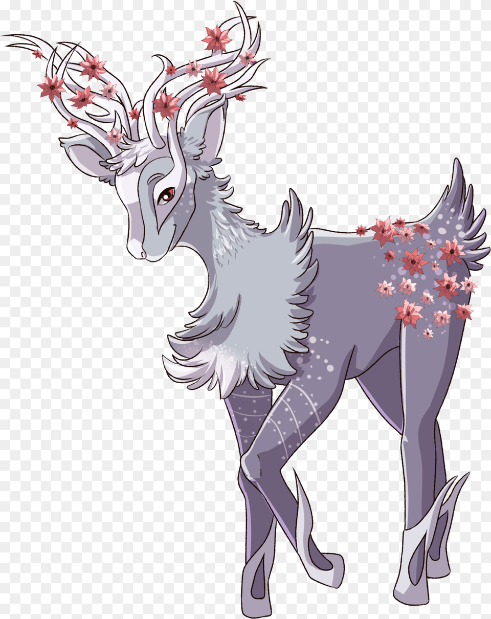 Pokemon Pokesona Commissions Pokesona, Animal, Wildlife, Deer, Mammal Png Image