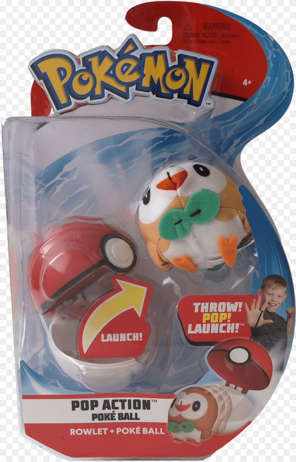 Pokemon Pop Action Poke Ball Plush, Boy, Child, Male, Person Free Transparent Png