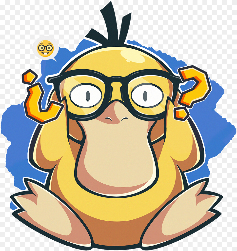 Pokemon Psyduck Glasses Freetoedit, Baby, Person, Face, Head Free Png