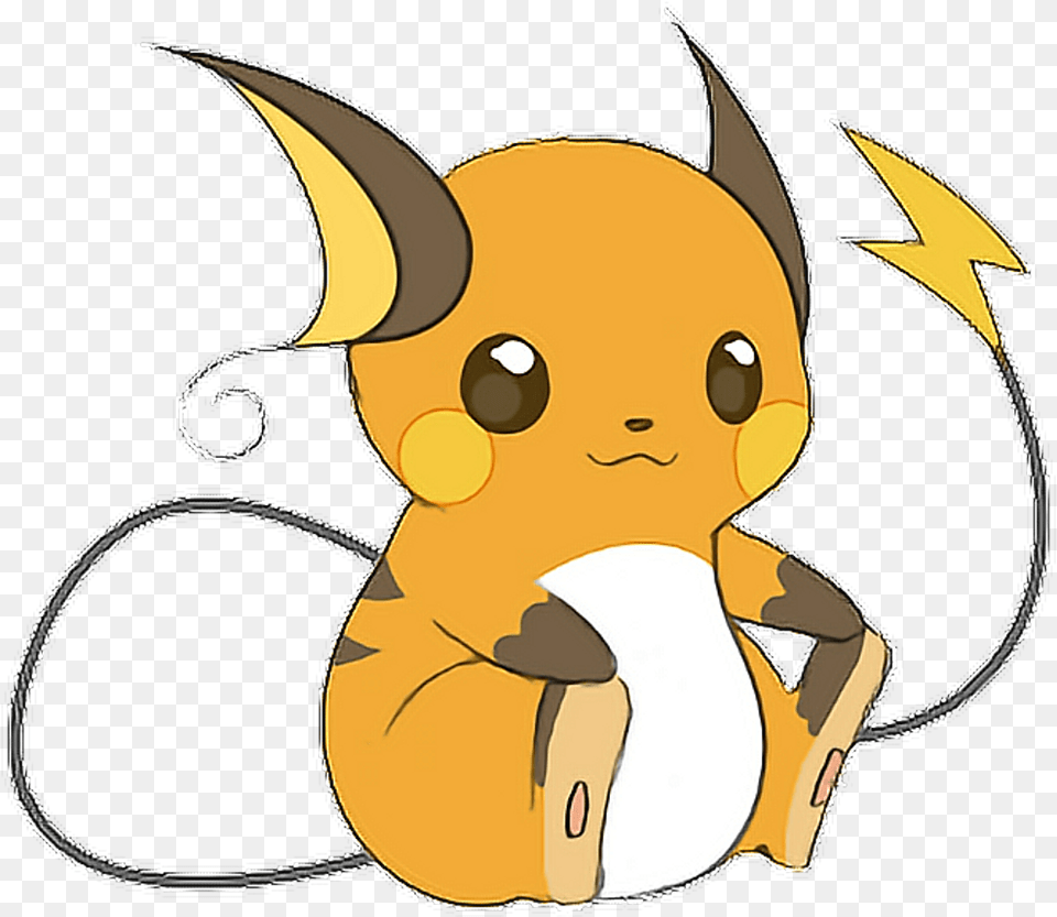 Pokemon Raichu Kawaii Freetoedit Raichu Pokemon, Baby, Person, Face, Head Free Png