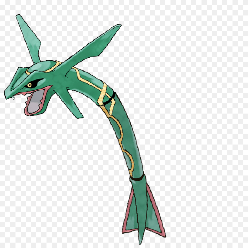 Pokemon Rayquaza, Art, Animal, Fish, Sea Life Png