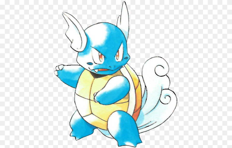 Pokemon Red Amp Blue Wartirtle, Art, Baby, Person, Drawing Free Png