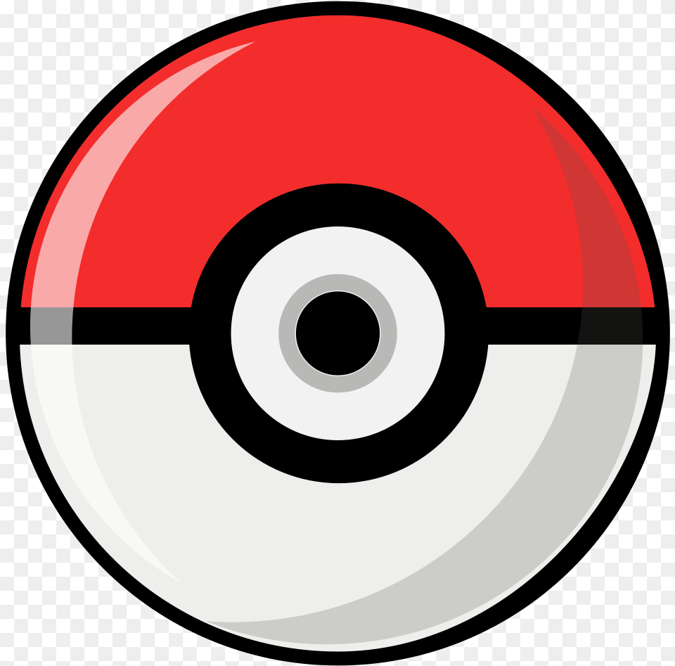 Pokemon Red Pokeball Clip Art Pok Ball, Disk, Dvd Free Png Download