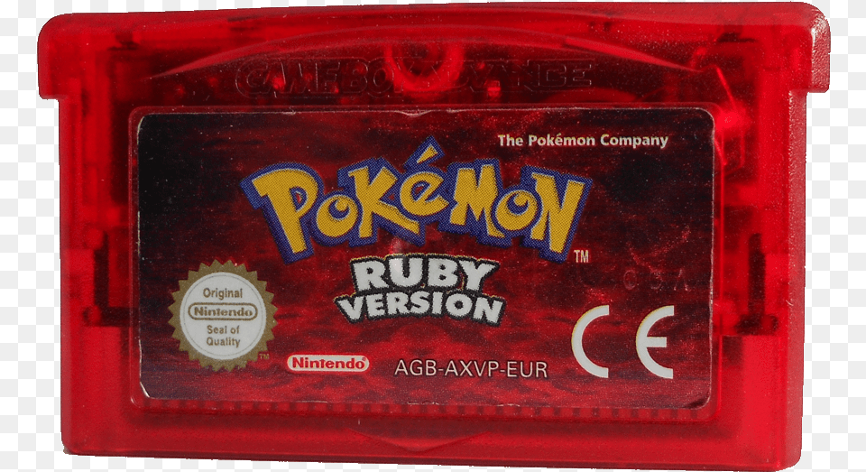 Pokemon Ruby Game Cartridge Pokemon Ruby Version Game Boy Advance, Gum, Car, Transportation, Vehicle Free Transparent Png
