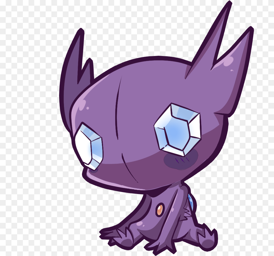 Pokemon Sableye Chibi, Animal, Fish, Sea Life, Shark Free Png Download