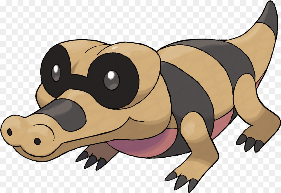 Pokemon Sandile, Animal, Bird, Penguin, Wildlife Free Png Download