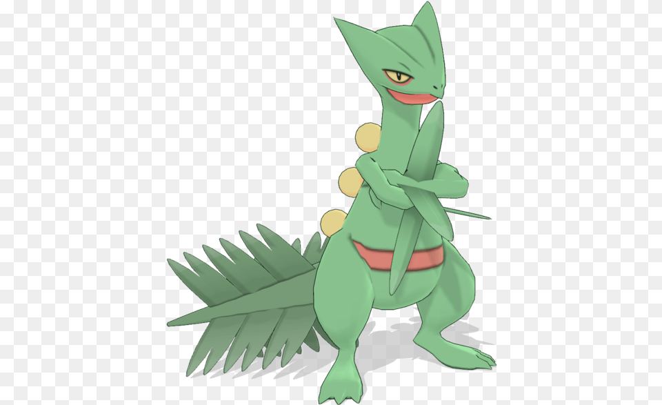 Pokemon Sceptile Sticker By Jose Garcia Fictional Character, Green, Baby, Person, Bonfire Png