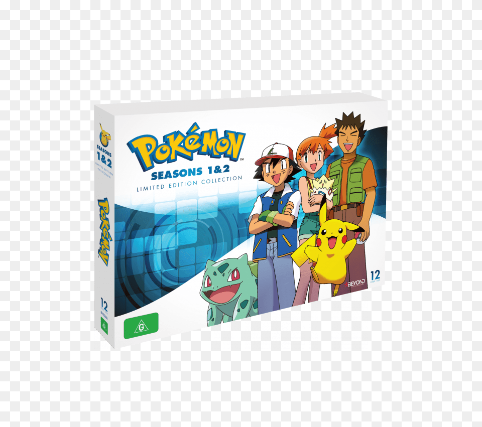 Pokemon Season 1 Amp 2 Gift Set Pokemon Dvd Box Set Season, Book, Comics, Publication, Person Free Png
