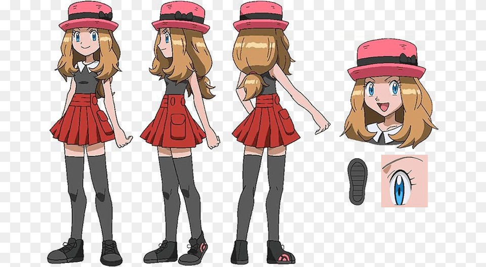 Pokemon Serena Short Hair, Skirt, Publication, Book, Clothing Png Image