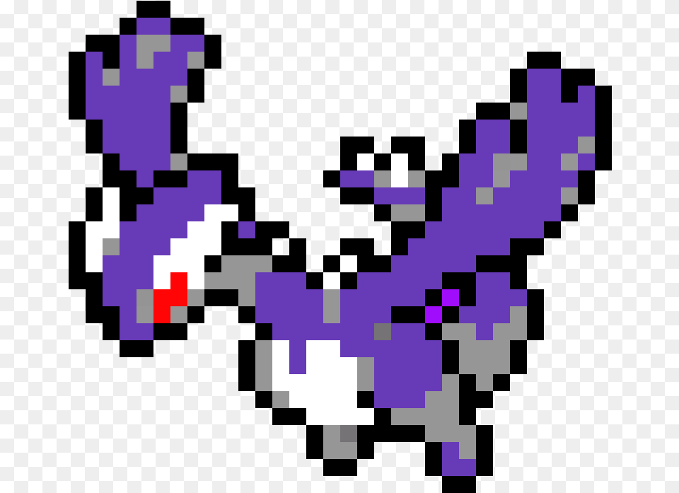 Pokemon Shadow Lugia Shadow Lugia Image With Shadow Lugia Pixel Art, Purple, Graphics Png