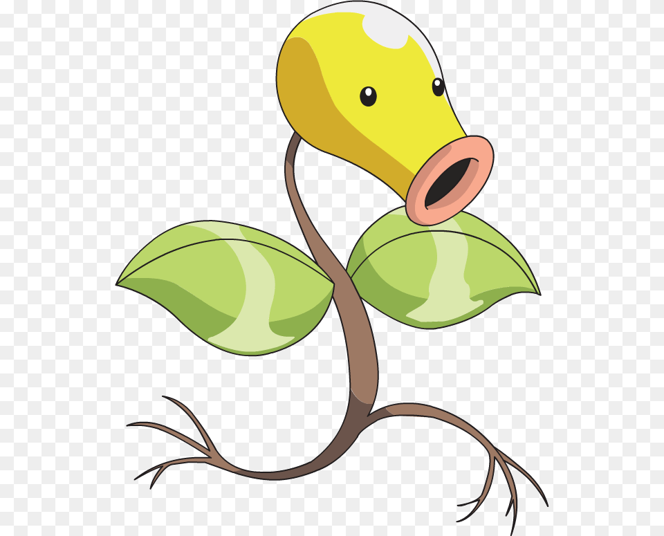 Pokemon Shiny Bellsprout Is A Fictional Character Of Bellsprout, Animal, Beak, Bird, Fish Free Png Download