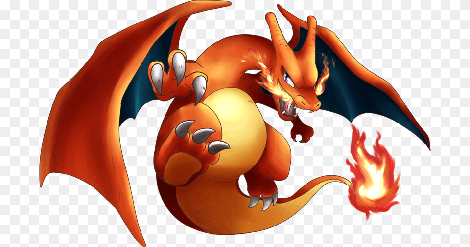 Pokemon Shiny Charizard Is A Fictional Character Of Charizard, Dragon, Bonfire, Fire, Flame Free Png