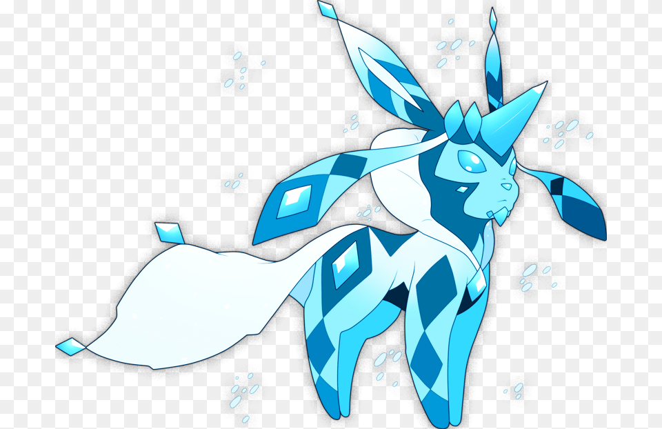 Pokemon Shiny Mega Glaceon Is A Fictional Character Shiny Glaceon, Art, Graphics, Animal, Bee Png Image