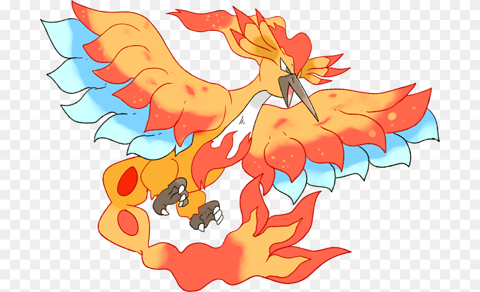 Pokemon Shiny Mega Moltres Is A Fictional Character Pokemon Moltres Mega Evolution Free Png Download