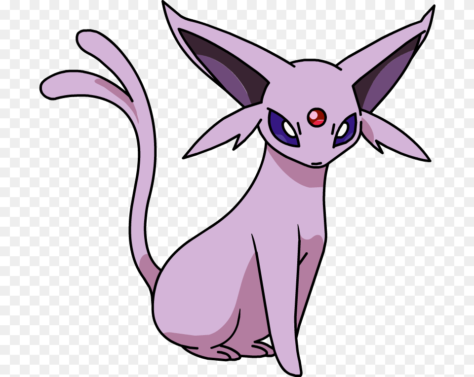 Pokemon Silhouette Espeon Pokemon, Animal, Cat, Mammal, Pet Free Transparent Png