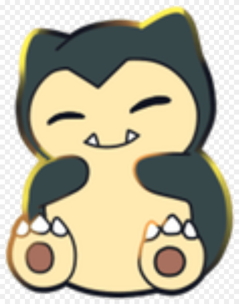 Pokemon Snorlax Pins Sticker Soft, Baby, Person, Face, Head Free Png Download