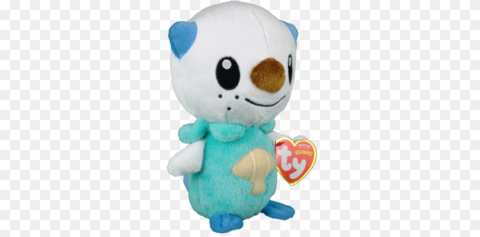 Pokemon Soft Toy Ty Pokemon Beanie Oshawott, Plush, Teddy Bear Free Png