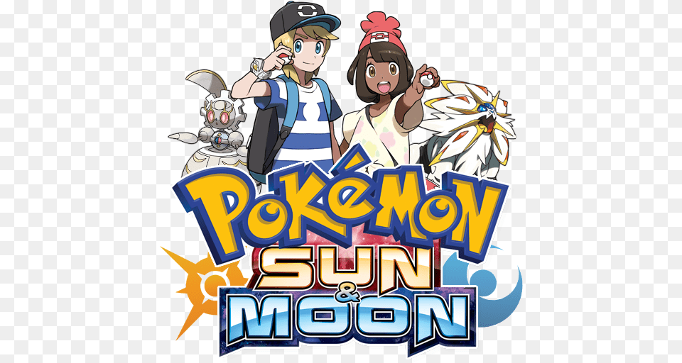 Pokemon Sol Y Luna Logo 4 Image Pokemon Sun Y Moon Personajes, Book, Comics, Publication, Baby Free Transparent Png