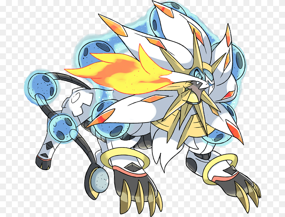 Pokemon Solgaleo Mega Evolution, Art, Graphics, Book, Comics Png Image