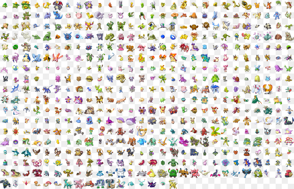 Pokemon Soul Silver All Pokemon, Paper, Art Free Png Download