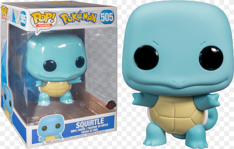 Pokemon Squirtle 10 Pop Vinyl Figure Funko Pop Squirtle, Plush, Toy Png Image