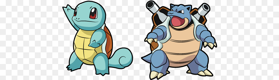 Pokemon Squirtle And Blastoise Cursor Squirtle And Blastoise, Baby, Person, Head, Face Free Transparent Png