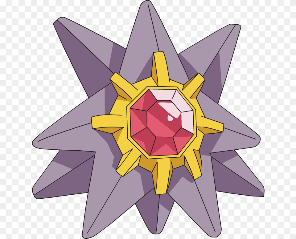 Pokemon Starmie Is A Fictional Character Of Humans Pokemon Starmie, Rocket, Star Symbol, Symbol, Weapon Free Png