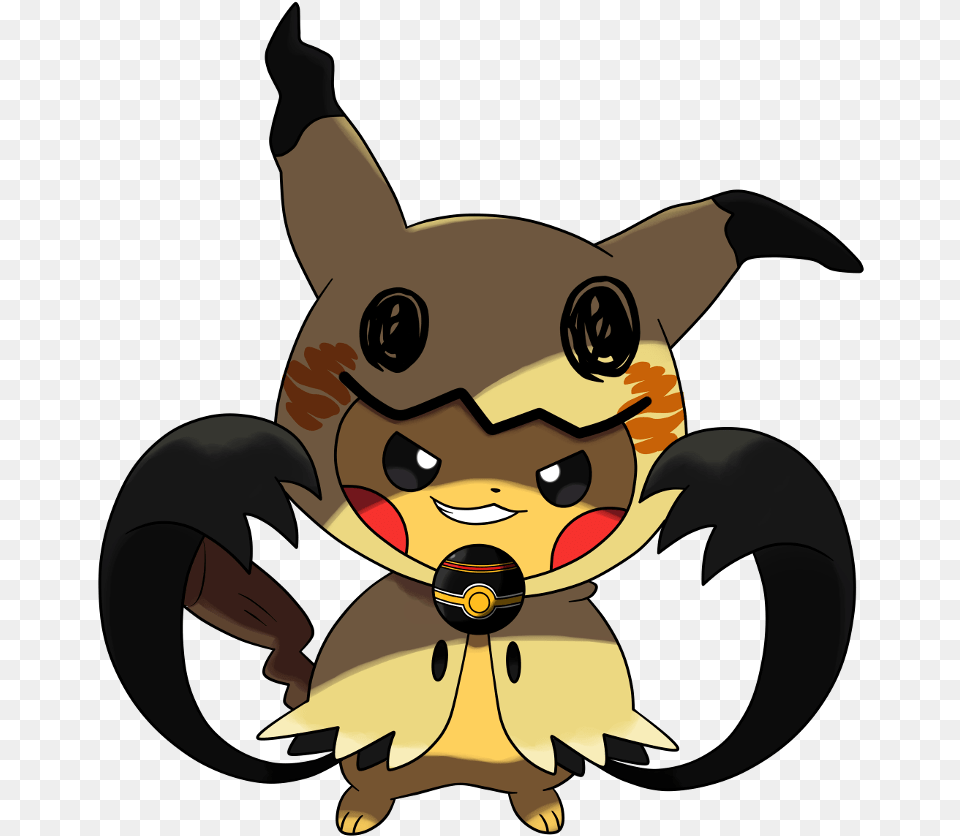 Pokemon Sticker Pikachu In Mimikyu Costume Pikachu In A Mimikyu Costume, Baby, Person Free Transparent Png