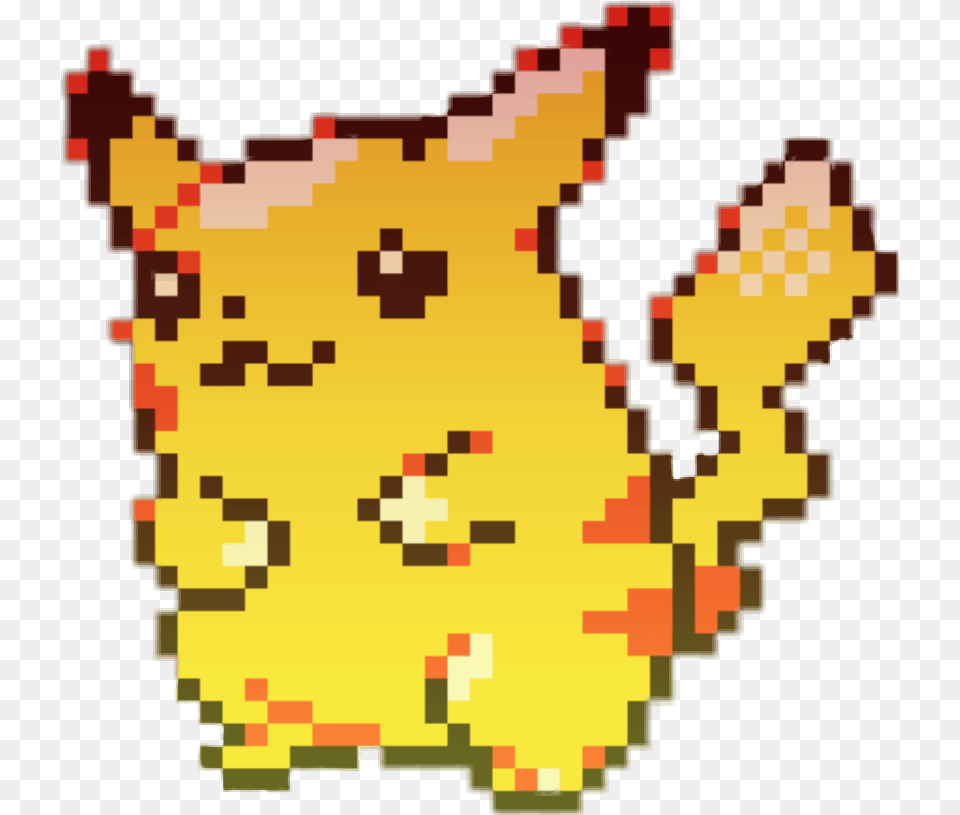 Pokemon Sticker Pikachu Yellow Cute Minecraft Pikachu, Person, Art, Graphics Free Png
