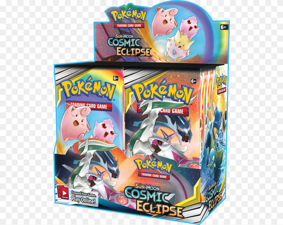Pokemon Sun Amp Moon Cosmic Eclipse Booster Box, Animal, Mammal, Pig Free Png Download