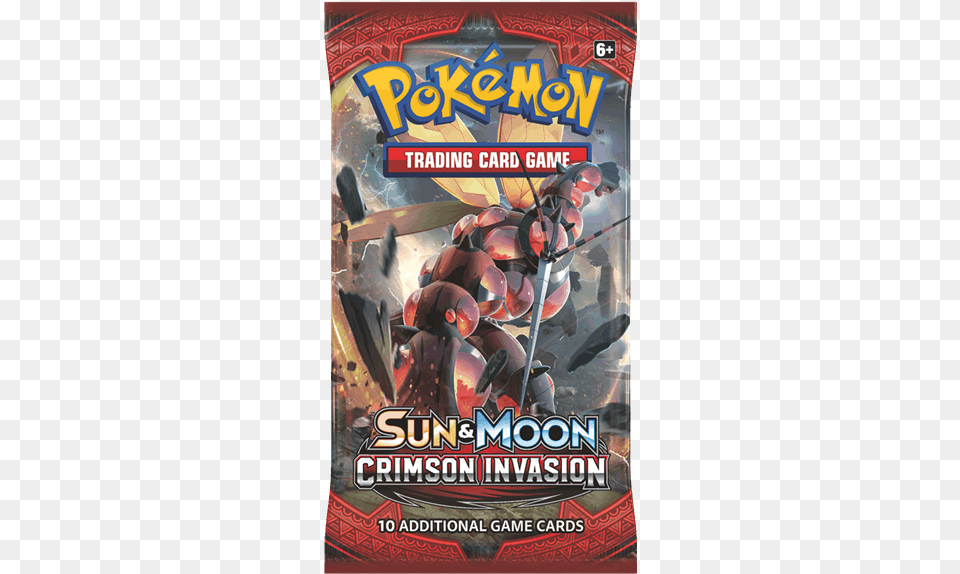 Pokemon Sun Amp Moon Pokemon Tcg Sun And Moon Crimson Invasion, Book, Publication, Comics Png Image