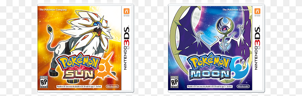 Pokemon Sun And Moon, Book, Comics, Publication, Disk Free Png