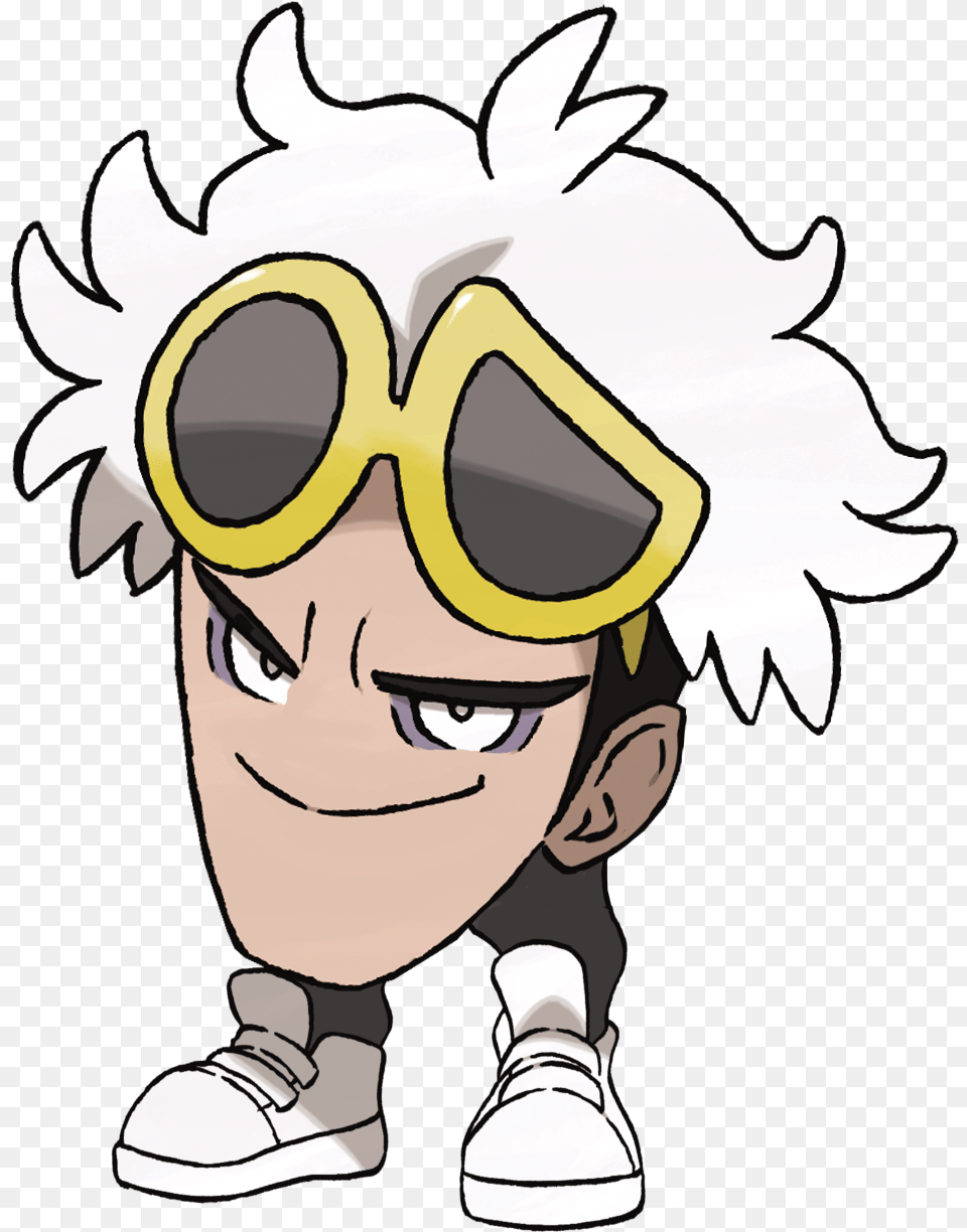 Pokemon Sun And Moon Characters Download Holy Shit Its Sans, Accessories, Goggles, Baby, Person Png Image