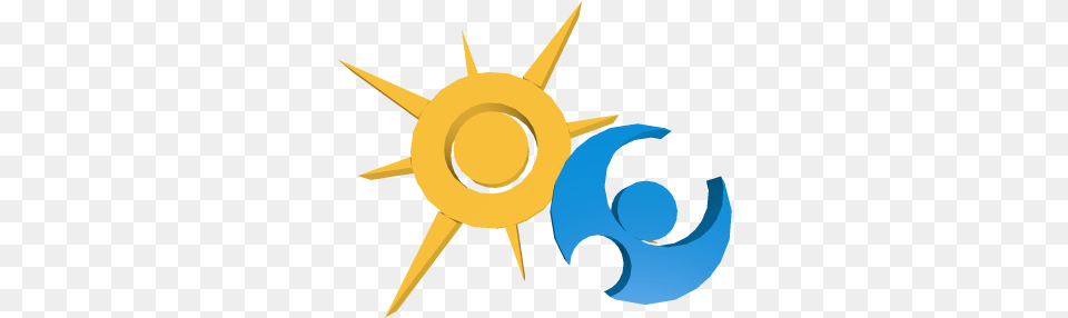 Pokemon Sun And Moon Emblems Clip Art, Logo, Symbol, Animal, Fish Free Png Download