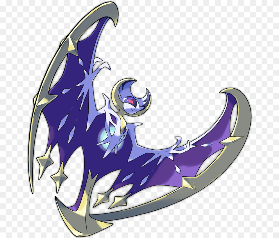 Pokemon Sun And Moon Lunaala Pokemon, Bow, Weapon, Sword Free Transparent Png