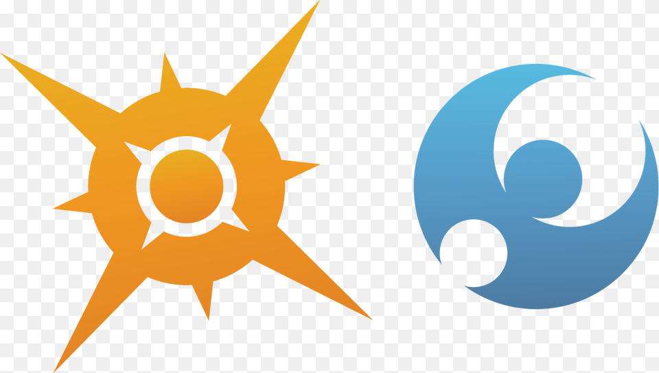 Pokemon Sun And Moon Rendered Logos, Logo, Animal, Shark, Fish Png Image