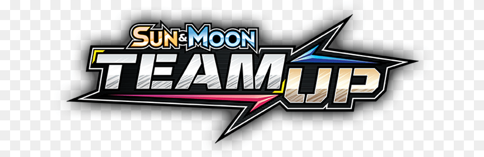 Pokemon Sun And Moon Team Up Booster Box Graphic Design, Logo, Dynamite, Weapon Free Transparent Png