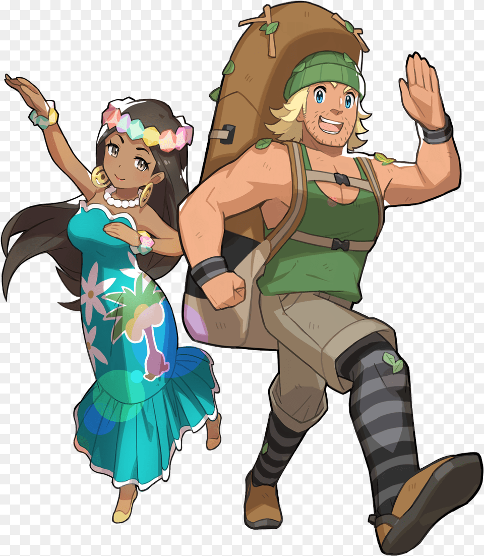 Pokemon Sun And Moon Trainer Art, Dancing, Person, Leisure Activities, Baby Png Image