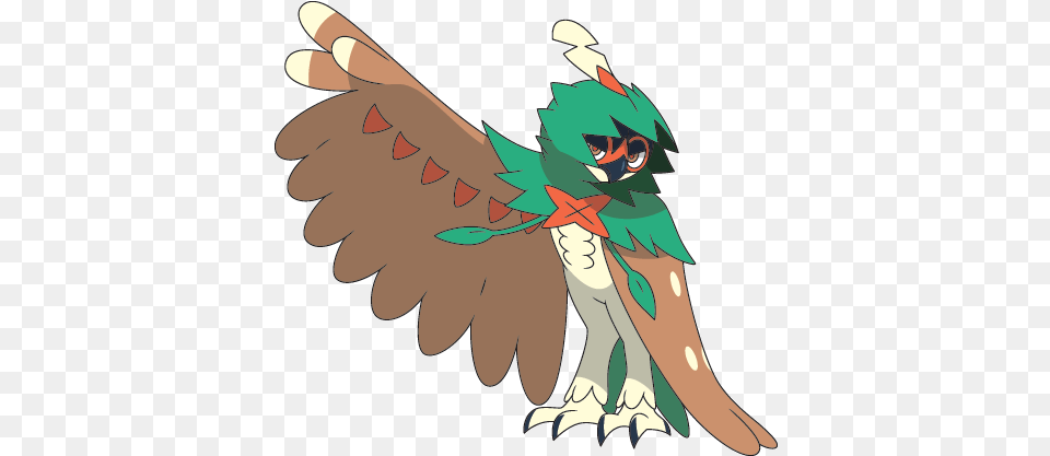 Pokemon Sun Grass Starter Decidueye, Animal, Beak, Bird, Person Png