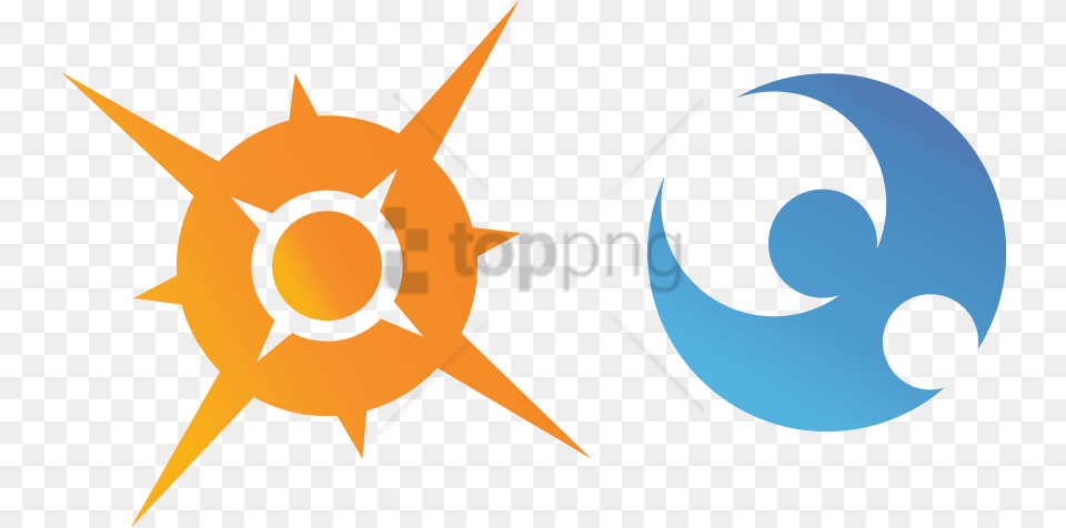 Pokemon Sun Logo Images Background Pokemon Sun And Moon Symbols, Animal, Fish, Sea Life, Shark Free Transparent Png