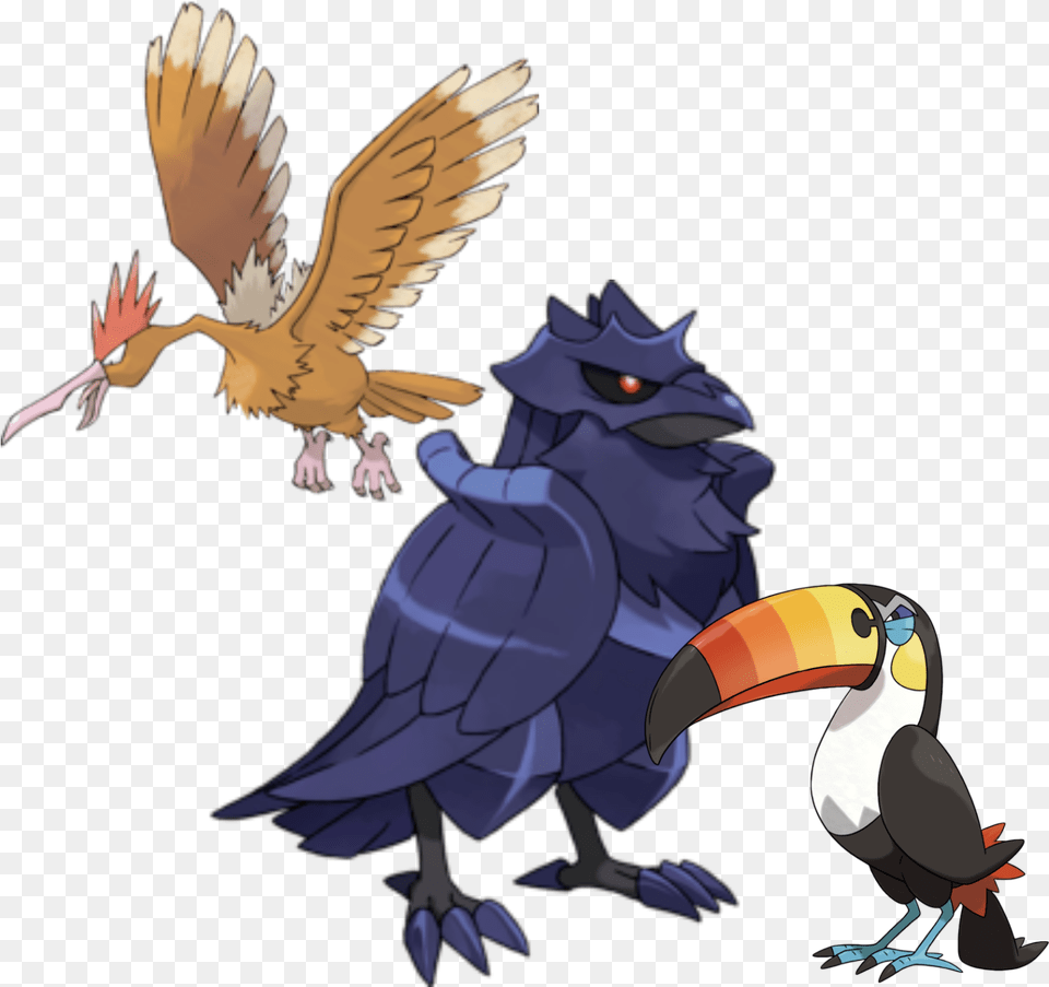 Pokemon Sword And Shield Corviknight, Animal, Beak, Bird Png Image