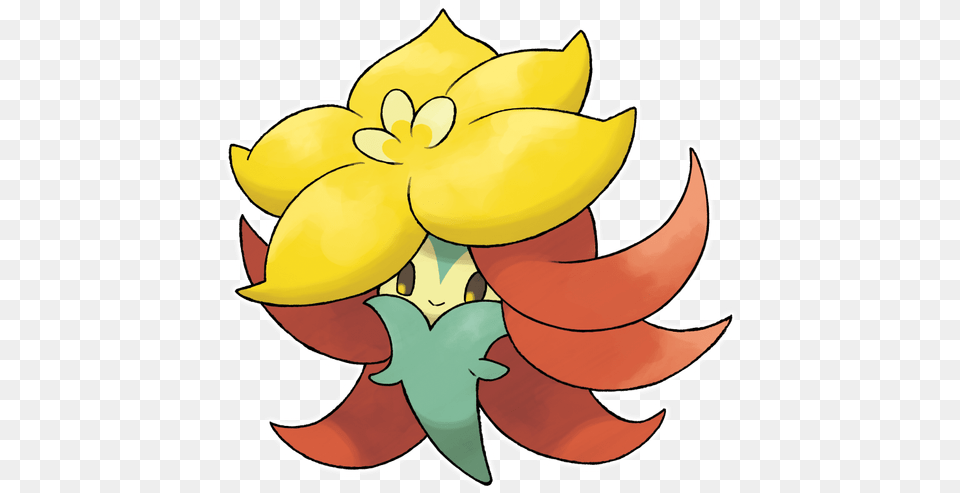 Pokemon Sword And Shield Grass Pokemon, Flower, Petal, Plant, Dahlia Free Png