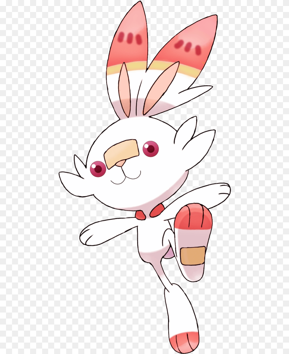 Pokemon Sword And Shield Transparent Picture Mart De Scorbunny De Pokemon, Cartoon, Animal, Fish, Sea Life Png