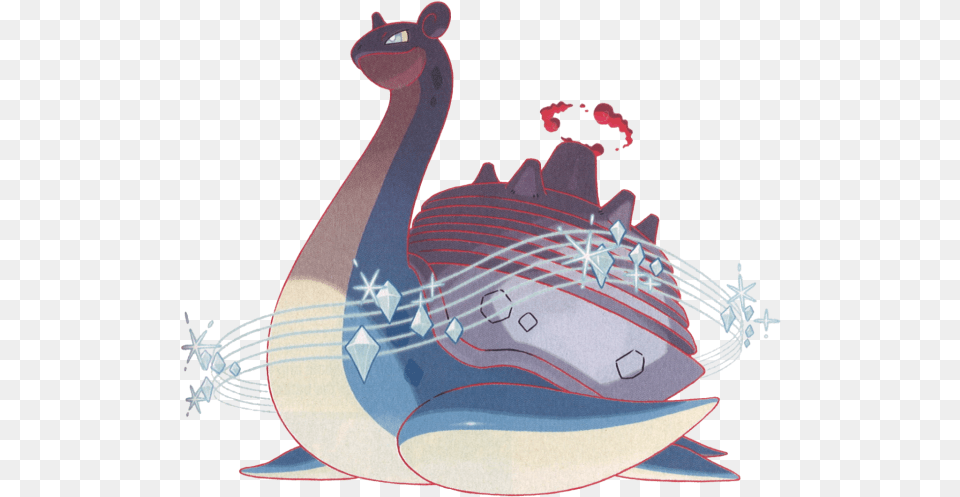 Pokemon Sword Pokemon Gigantamax Lapras, Art, Graphics, Animal Png Image