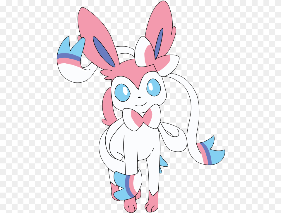 Pokemon Sylveon Transparent Transparent Sylveon, Cartoon, Animal, Kangaroo, Mammal Free Png