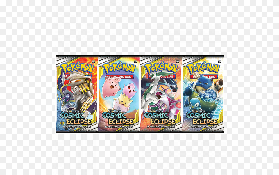 Pokemon Tcg Cosmic Eclipse Booster Single Pack 1 Cosmic Eclipse Booster Pack, Book, Publication, Comics, Advertisement Free Png